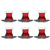 PB-95961 Paşabahçe Aurora 6 Pieces Tea Glass Set